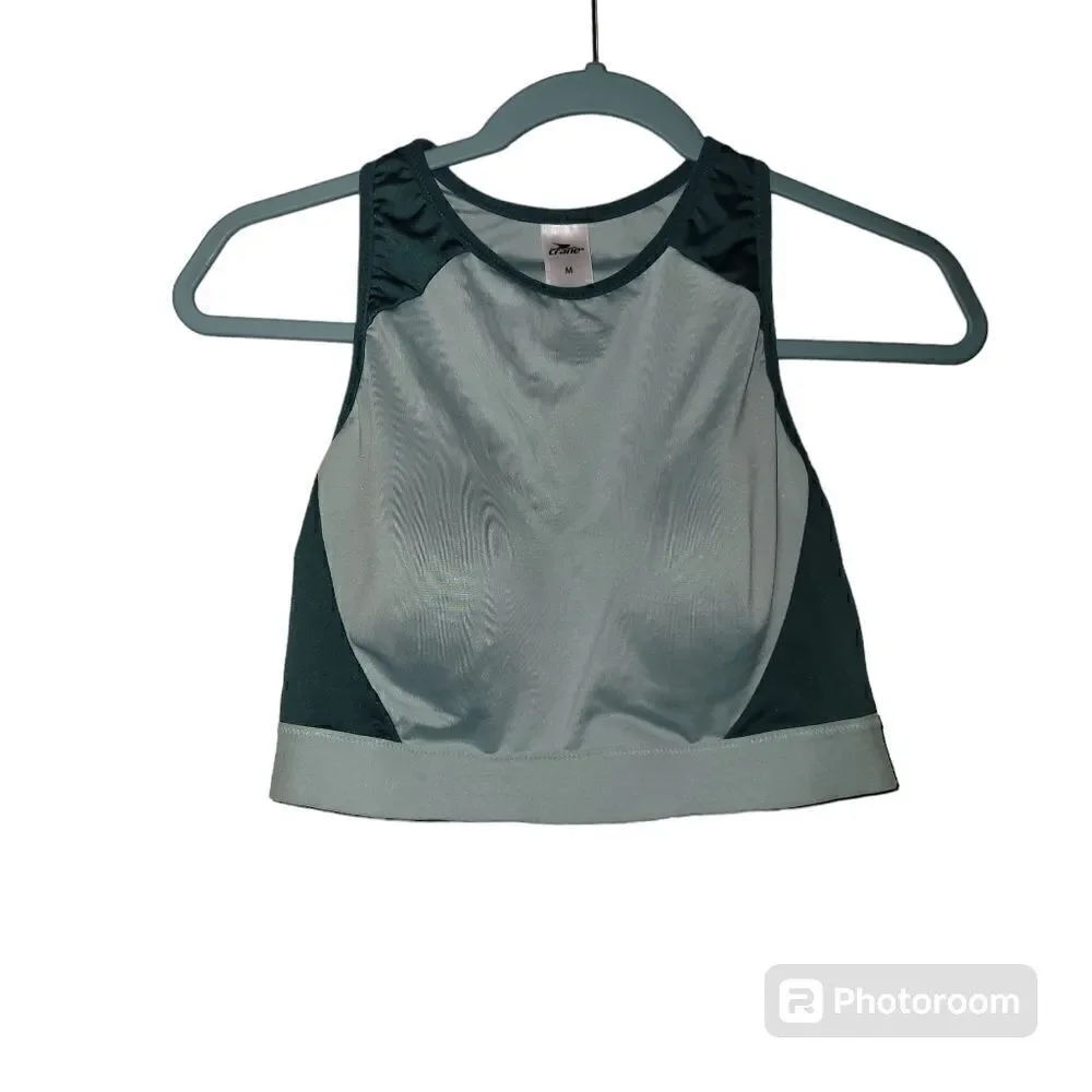 Crane teal sports bra size medium. ^